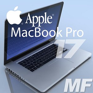 notebook apple macbookpro 17 3d model