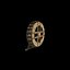 ruote idrauliche in legno 06 modello 3D