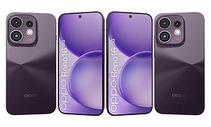 Oppo Reno16 5G Purple Black model