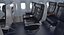 3D model boeing 737 passenger cabin
