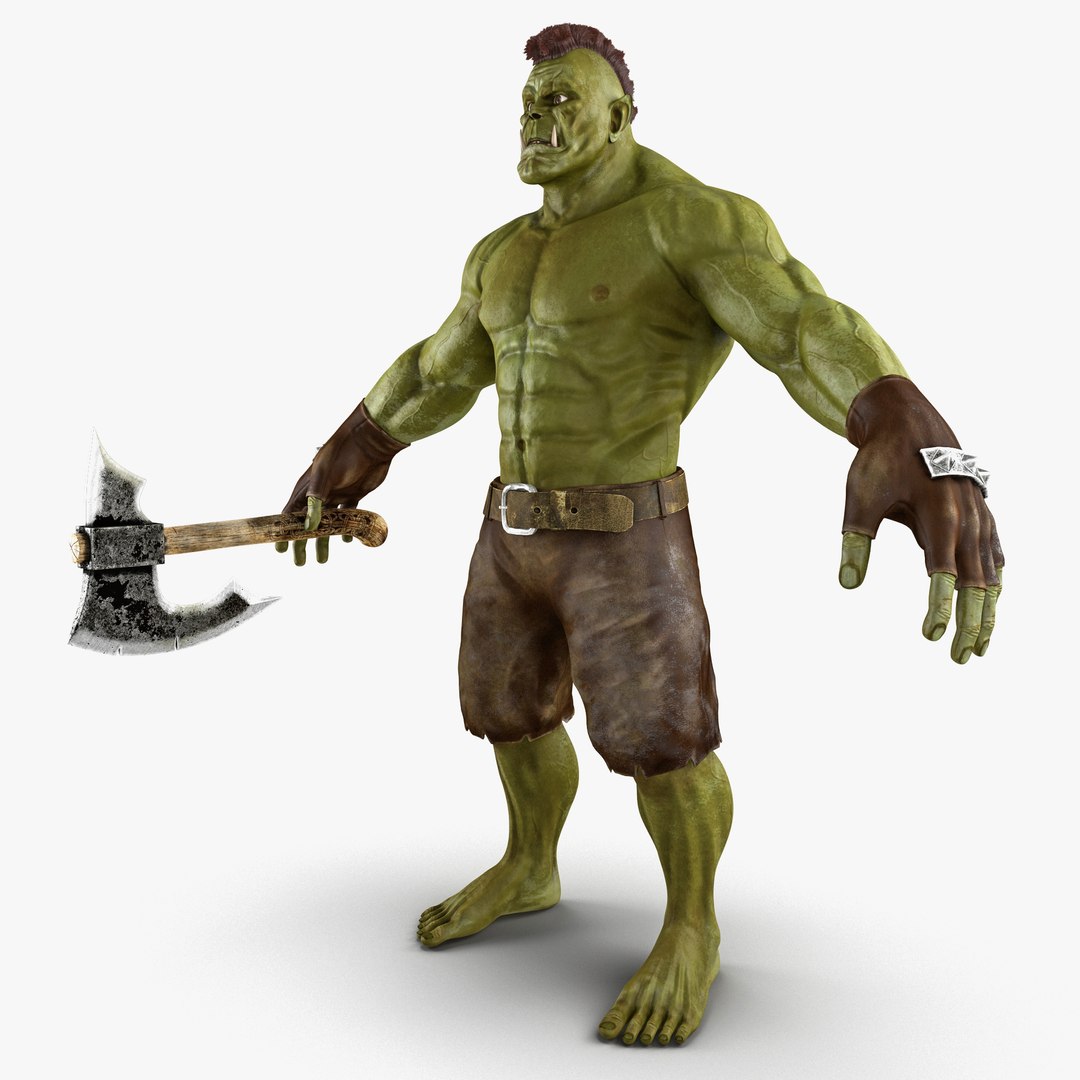 Orc 3D Model 3D model preview