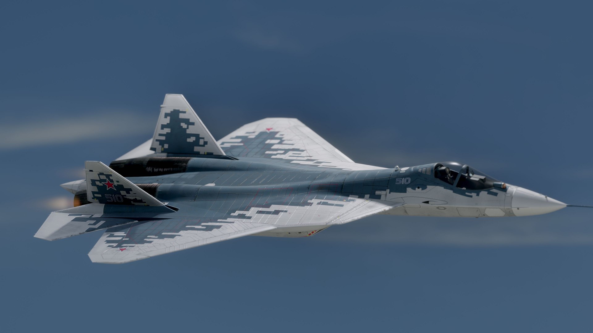 3D Model SU 57 Felon With Cocpit - High Resolution Textures-Fully ...