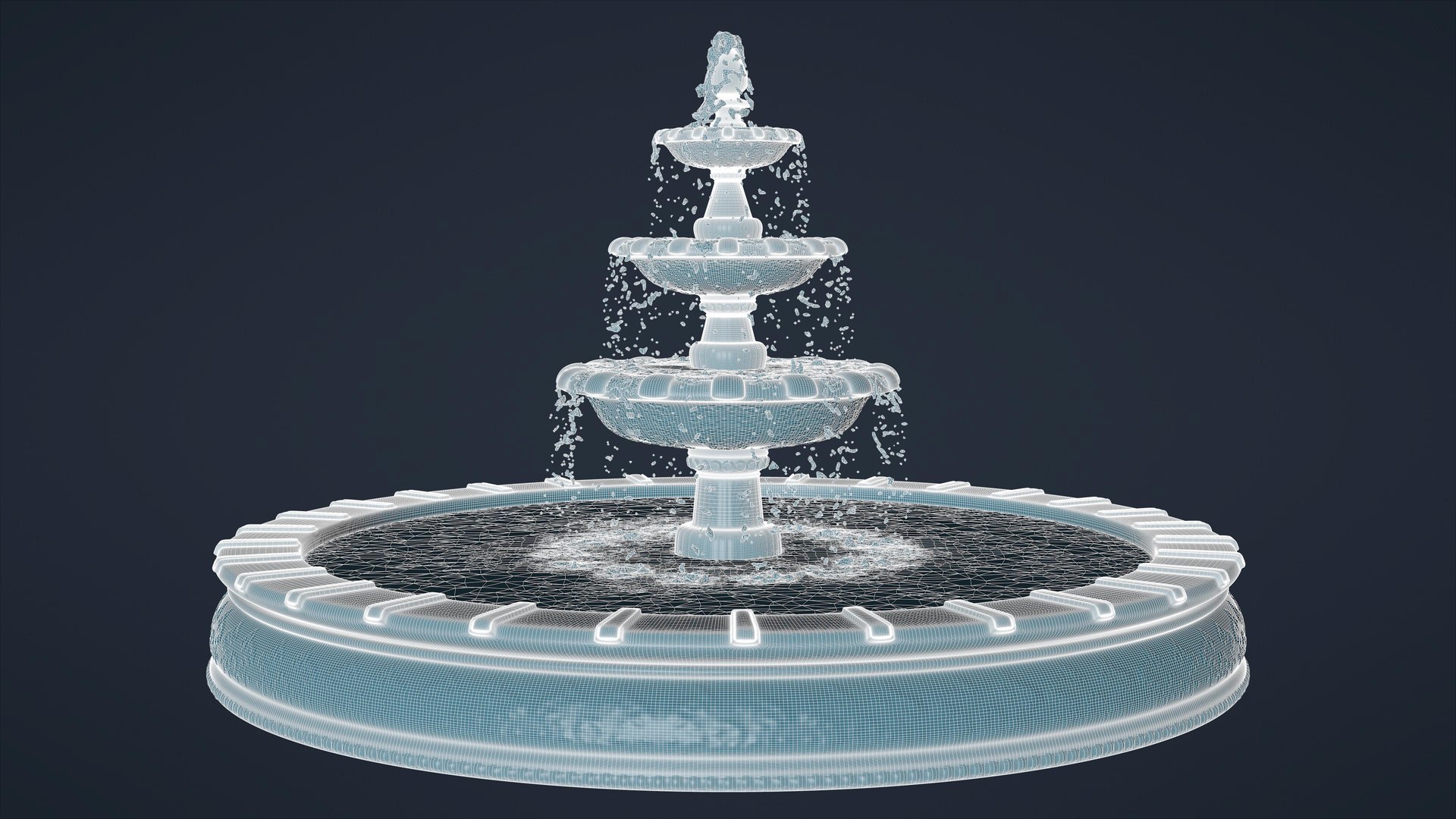 3D Fountain Model - TurboSquid 2087908