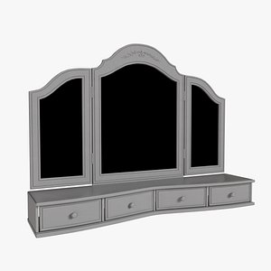 Mirrored dressing table Marseille model