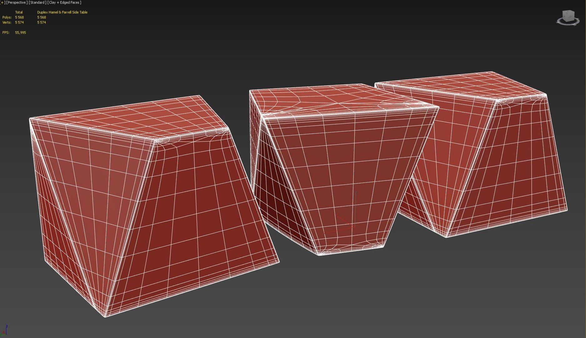 Duplex hamel farrell table furniture 3D - TurboSquid 1629049