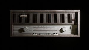 3D old radio
