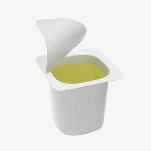3D container drink model