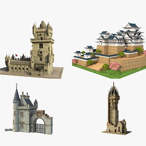 Famous Castles Collection v2 3D