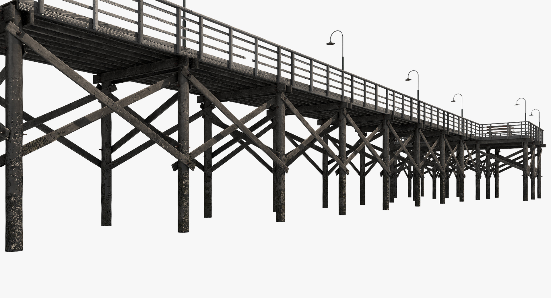 Pier model - TurboSquid 1571731