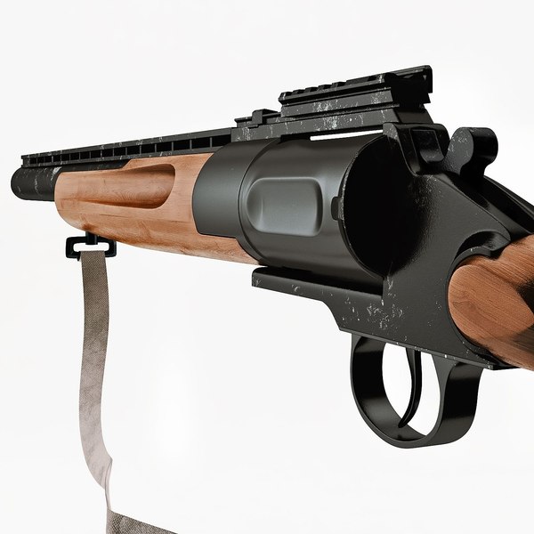 Escopeta de Caza Giratoria MC255 Madera Antigua Modelo 3D $59