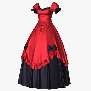 3D Vintage Dress PBR