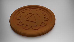 3D coaster manipura solar model