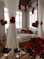 Valentines Nook Blender Scene - DAY
