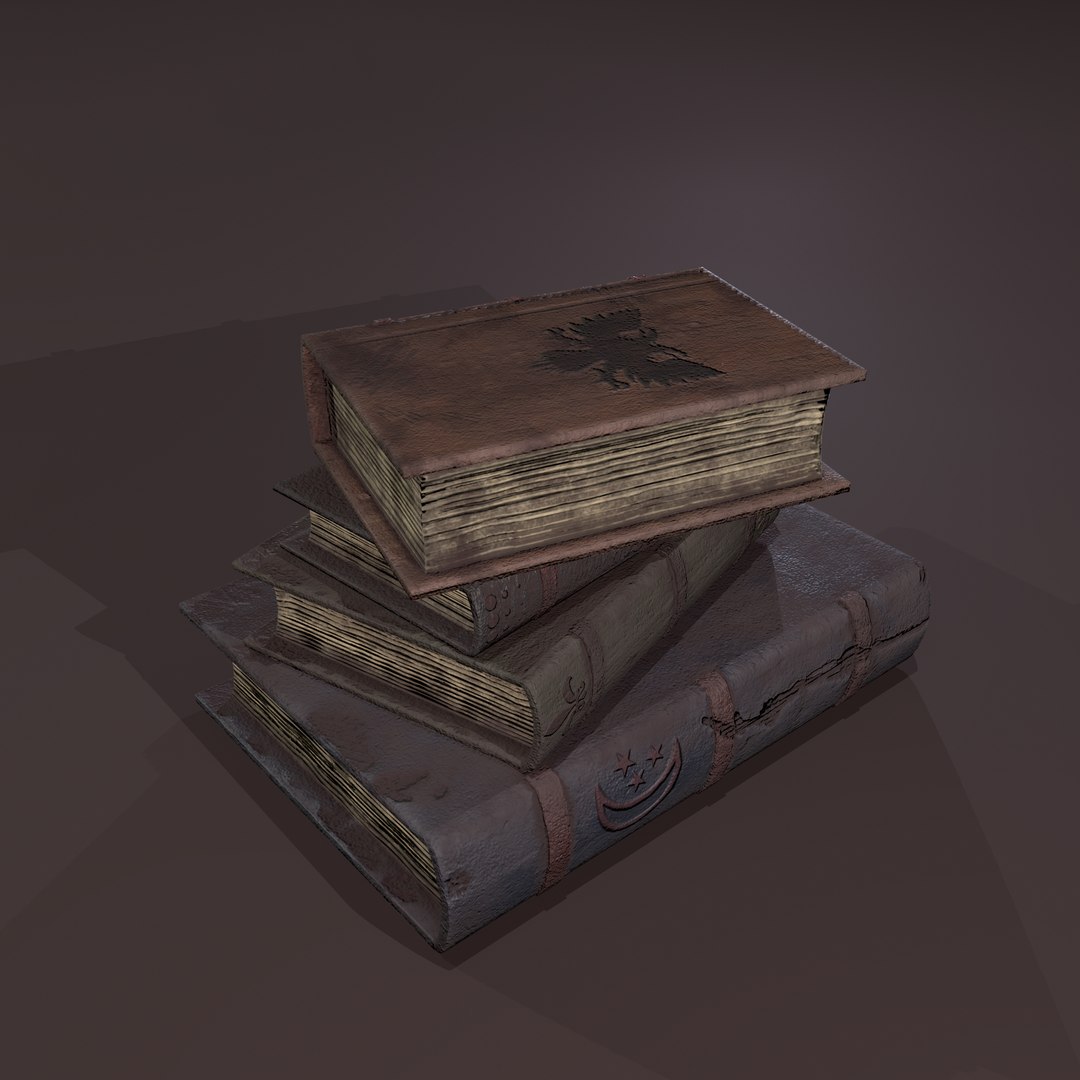 medieval book stack model https://p.turbosquid.com/ts-thumb/WP/husC9z/Be4KzrRS/3/png/1554149394/1920x1080/fit_q87/9c0e69f117d56861ad48329c6136afb891abcb2c/3.jpg