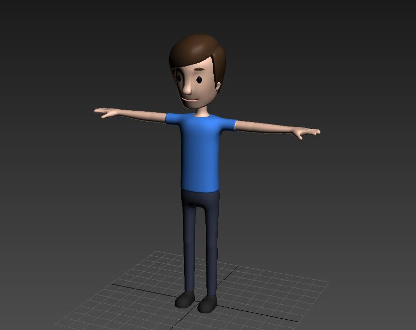 3D Model Man Character Cartoon - TurboSquid 1332938