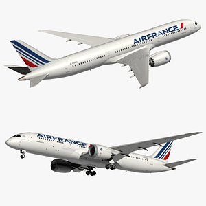 3D Boeing 787 9 Air France