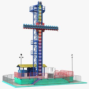Drop Tower Ride Amusement Park Equipment