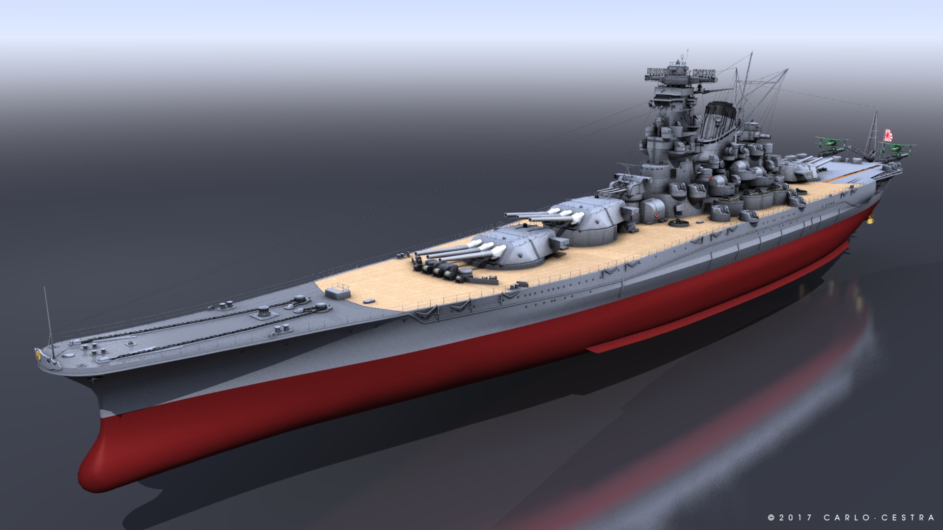 Battleship Musashi 3D Model - TurboSquid 1190092 Battleship Musashi 3D Model - TurboSquid 1190092
