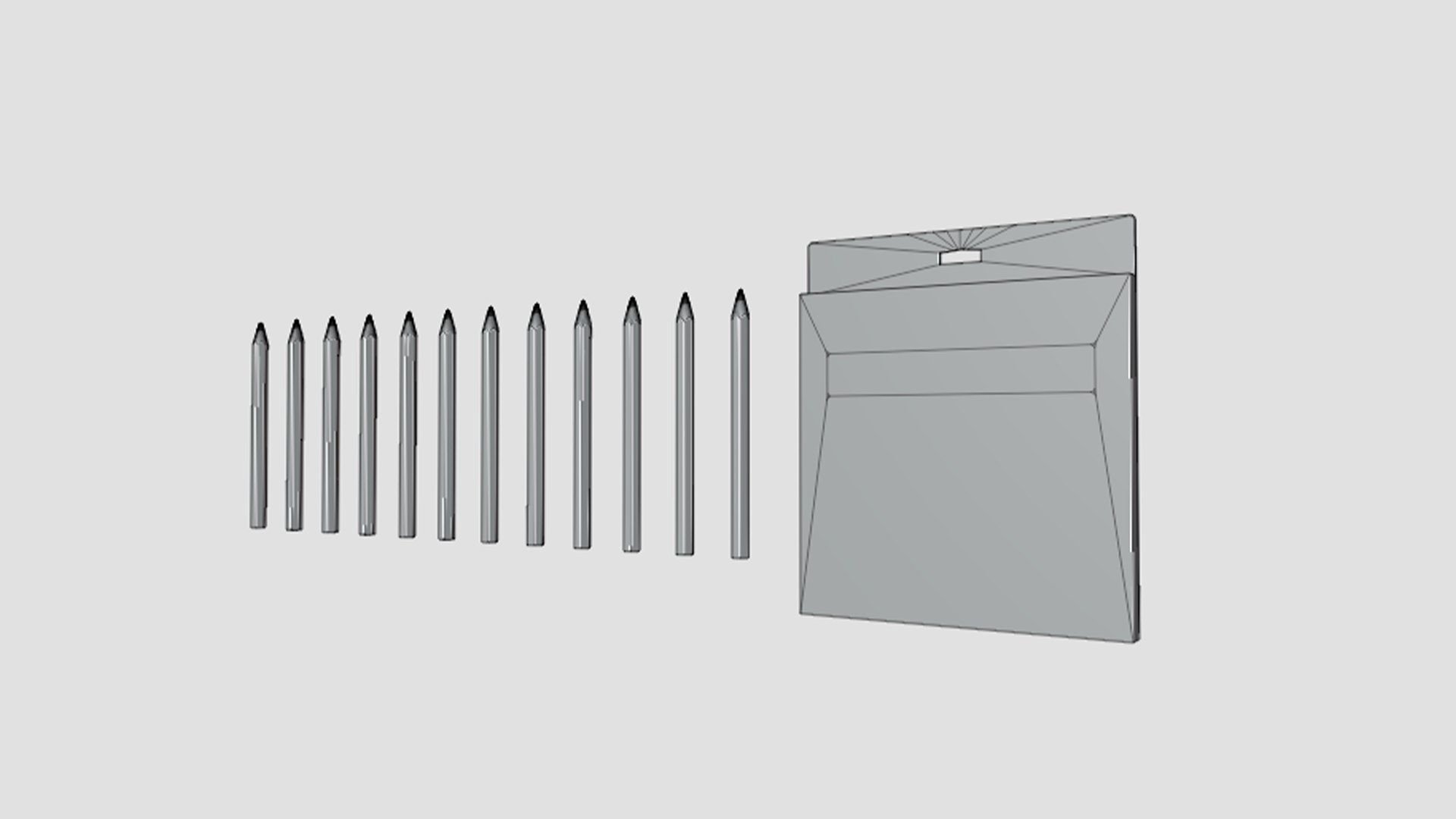 Colored pencils - Box 3D https://p.turbosquid.com/ts-thumb/WP/pdMxog/uH/wireframe01/png/1657007496/1920x1080/fit_q87/64ddd963fb5536b1ff2e6ad2ba3abe59d61a9498/wireframe01.jpg