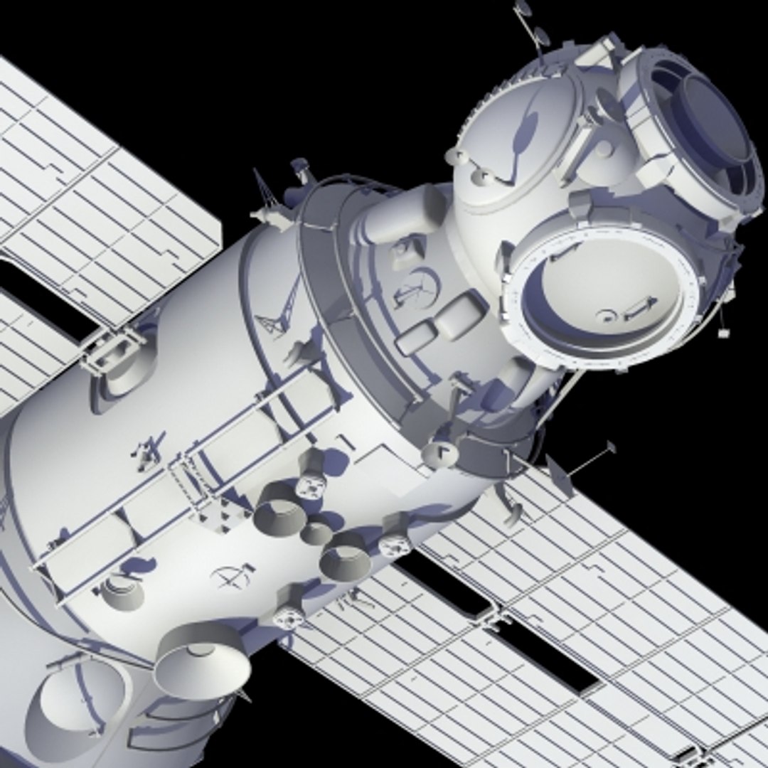 3d Model International Space Station Module