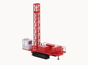 Drill Rig Mining SP55D Simplified