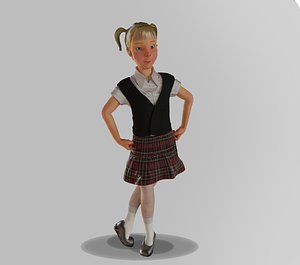 girl 3d max