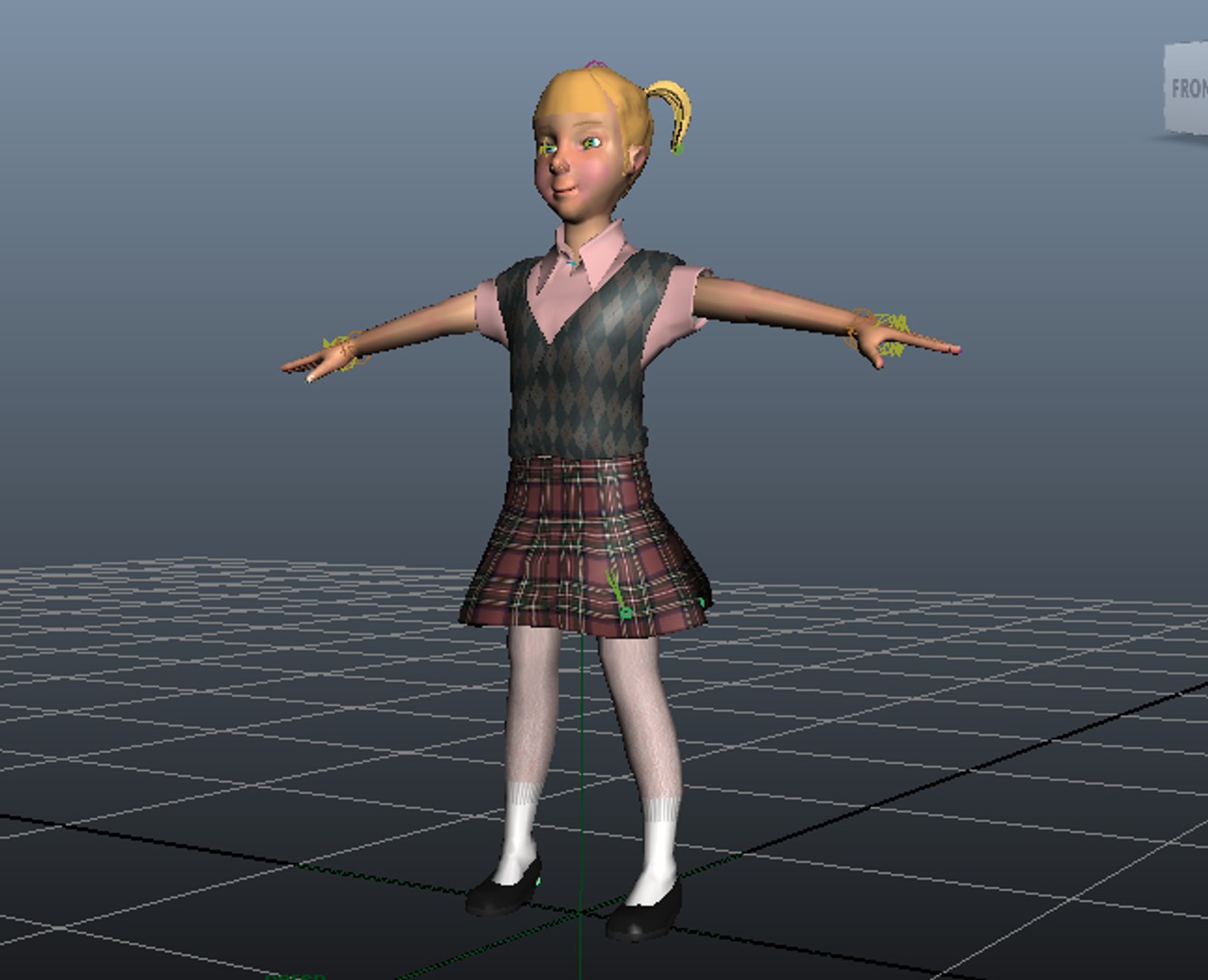 Girl 3d Max