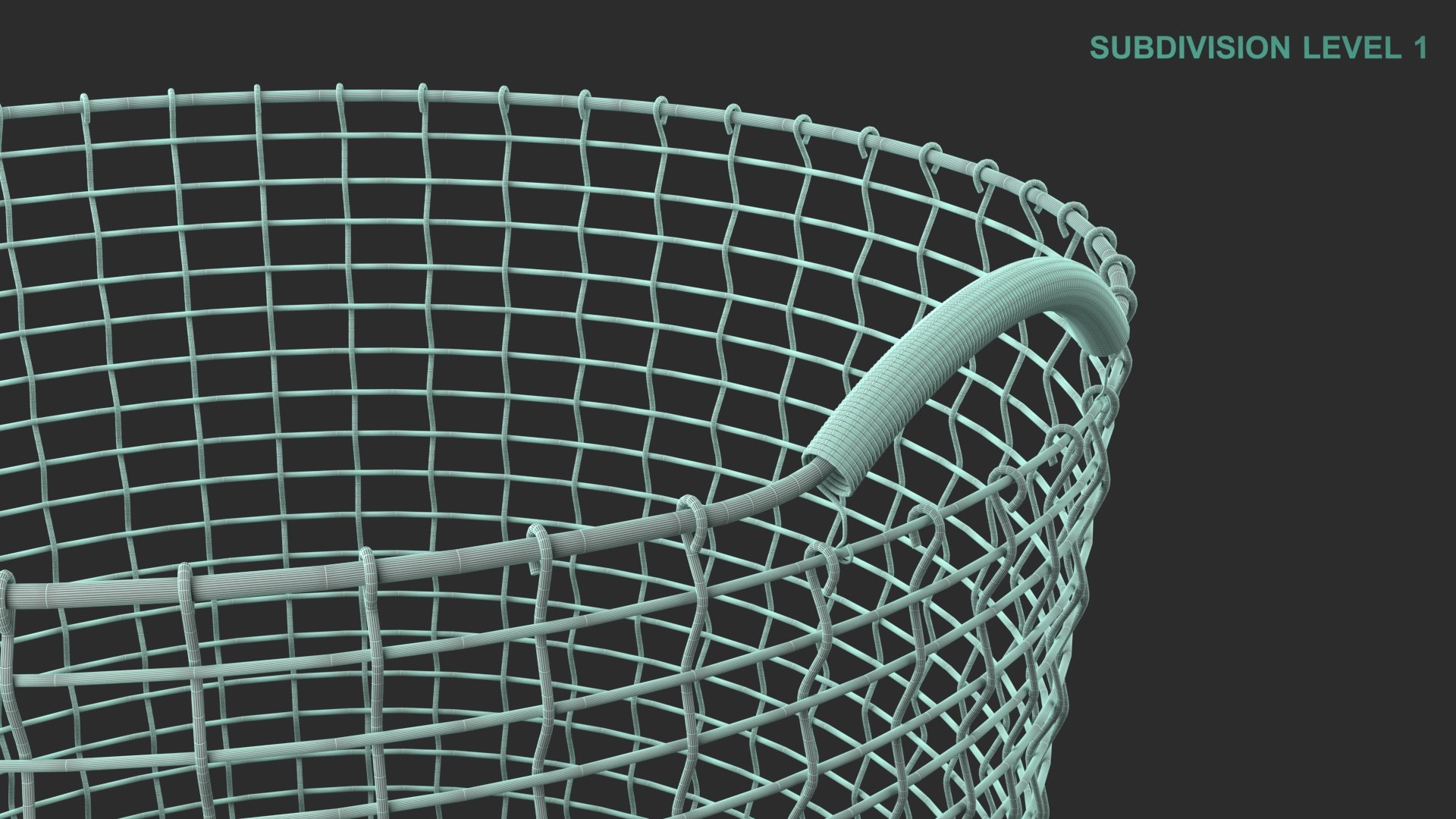 3D Wire Basket - TurboSquid 2001082