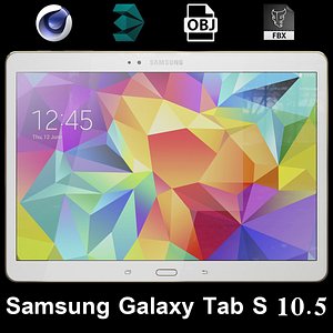 3d model samsung galaxy tab s