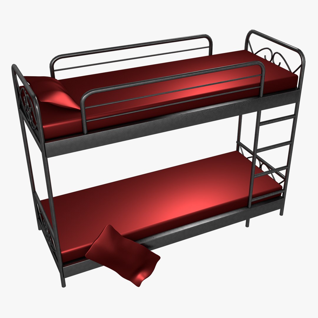 3D Bunk Bed - TurboSquid 2207571