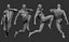 20 Male full body poses