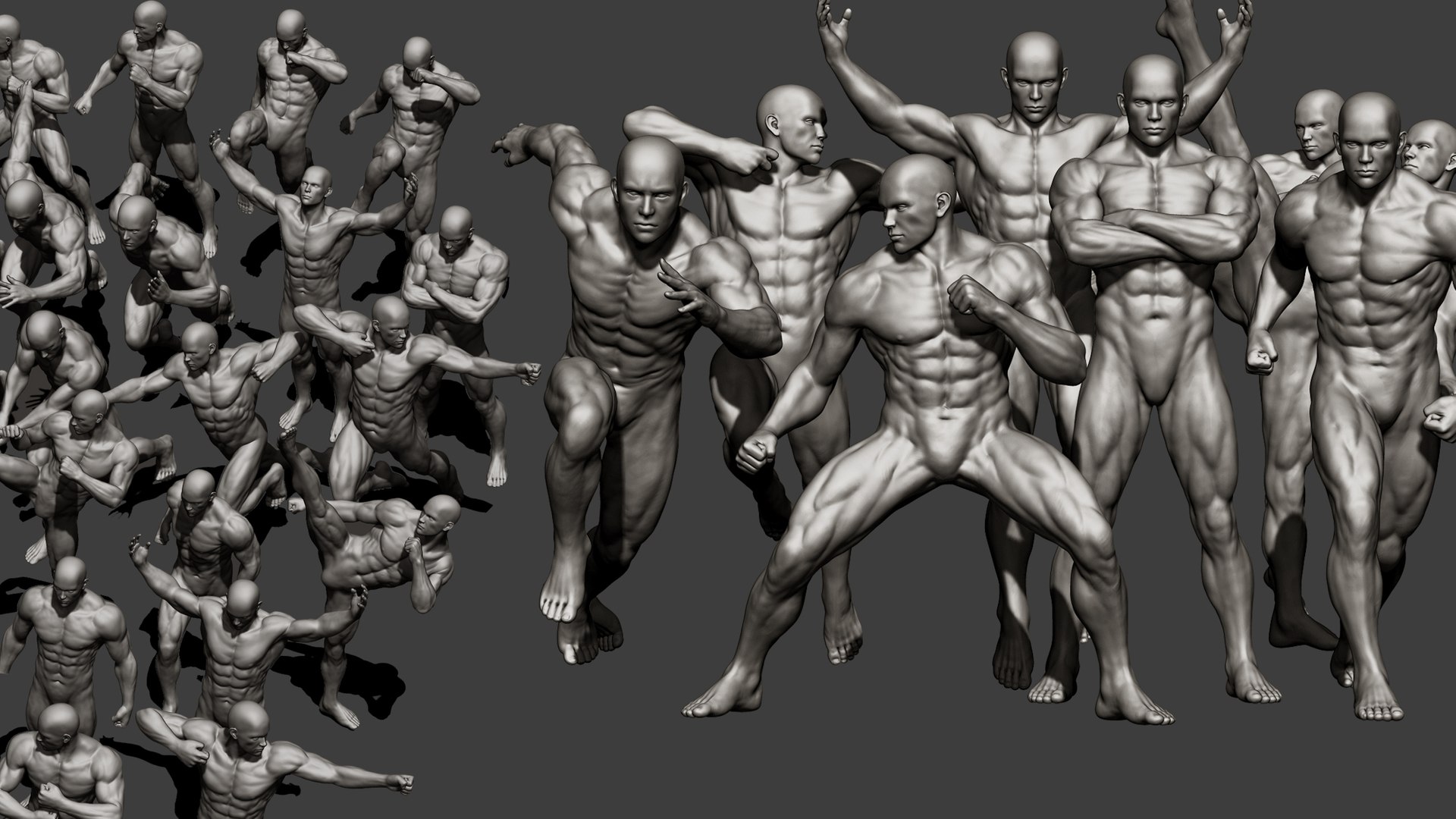 POSEMANIACS - Royalty free 3d pose reference for all artists