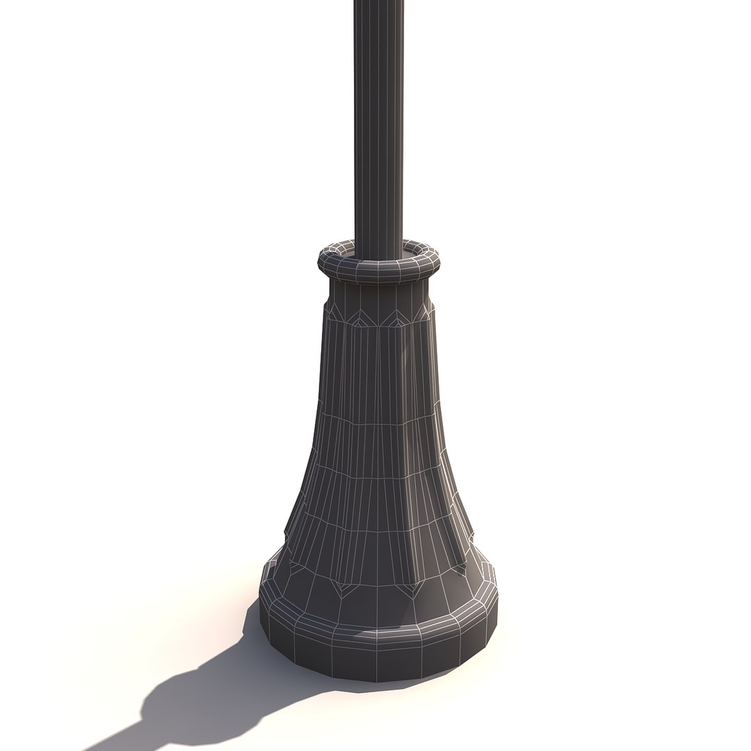 3d street light model