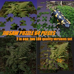 puzzle jigsaw 3d model