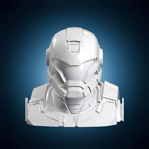 3D Hulkbuster Helmet 3D Print Model model