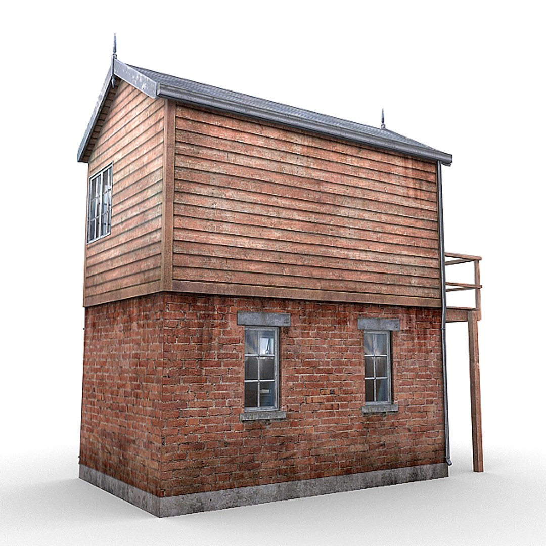 3ds max railway signal box