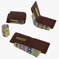 Australia 50 Dollar Wallet Money Purse