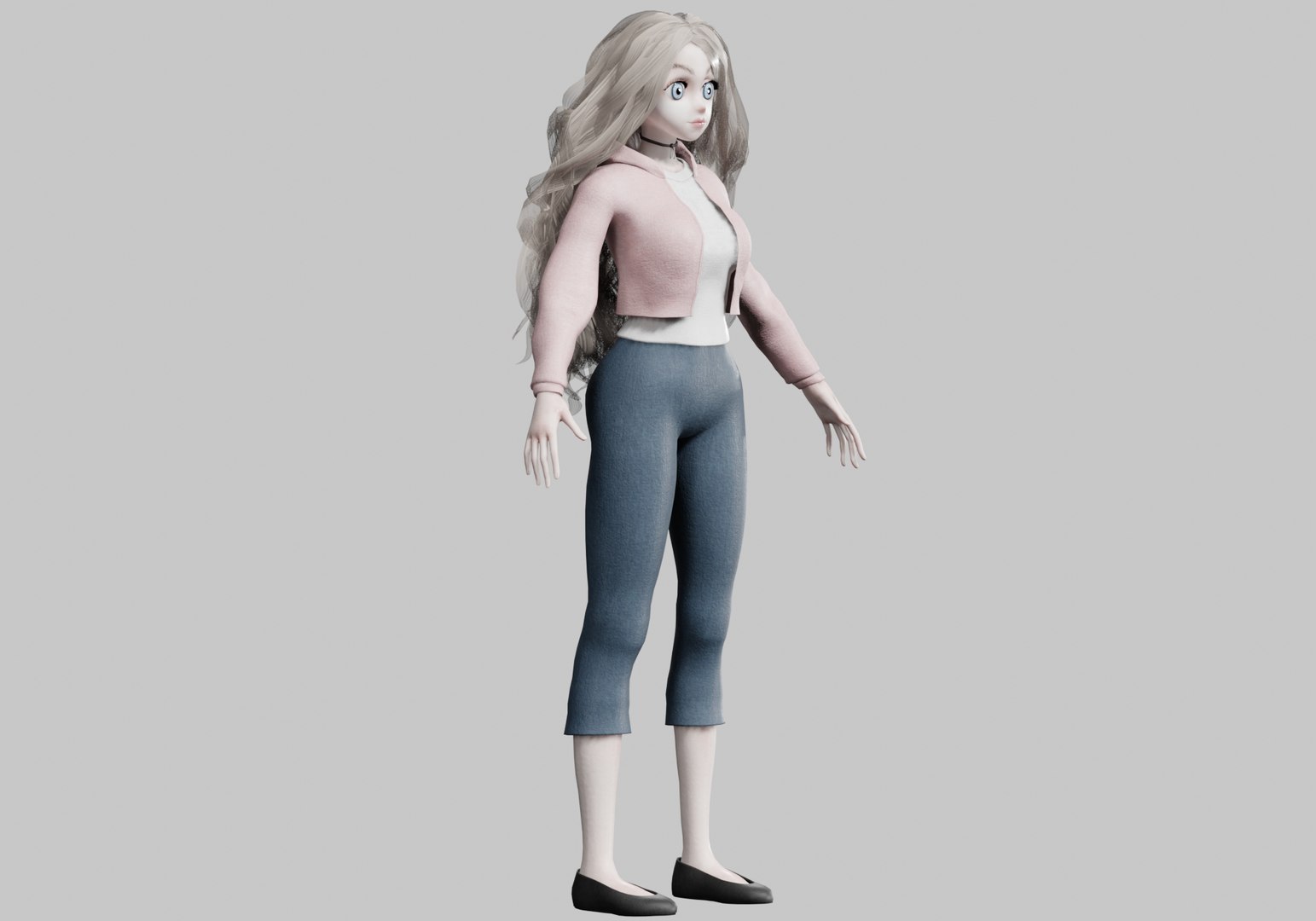Basic Beautiful Girl V39260 Model - TurboSquid 2281732