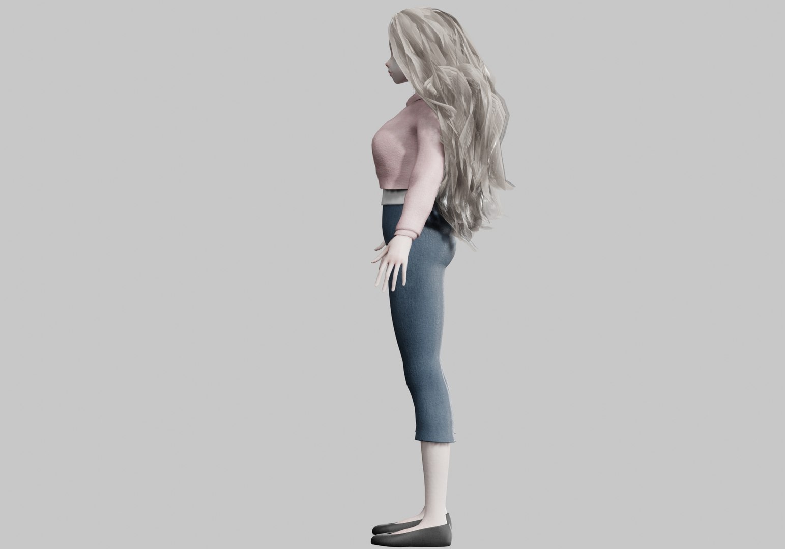 Basic Beautiful Girl V39260 Model - TurboSquid 2281732