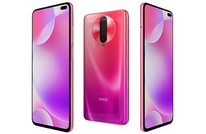Xiaomi Poco X2 Phoenix Red Low Poly