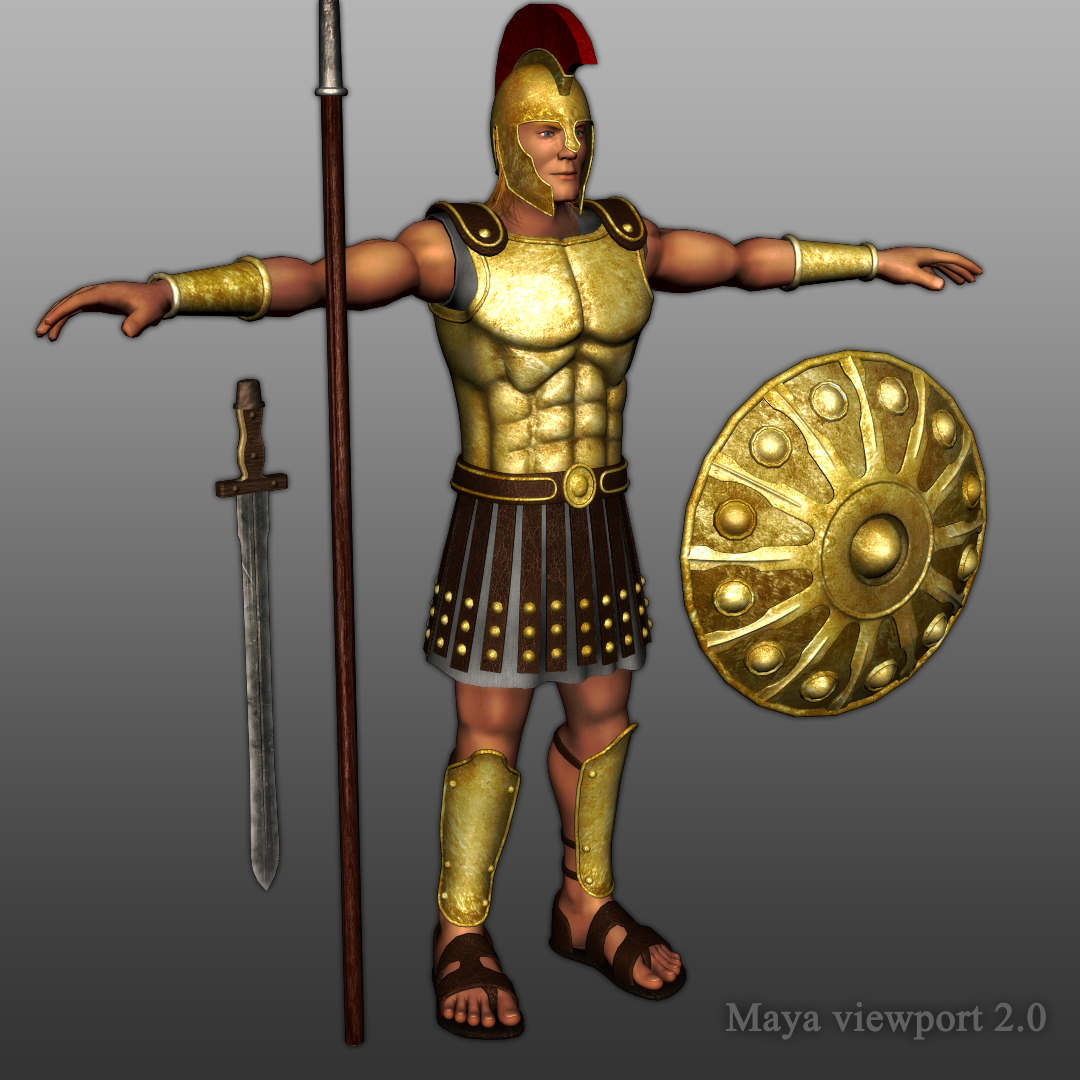 3d Greece Achilles