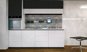 interior design modern kitchen 3D model