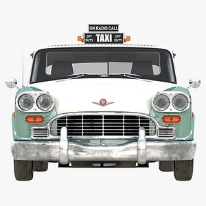 Checker Taxicab 1982 Simple Interior