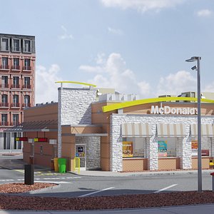 McDonalds Fast Food Restaurant