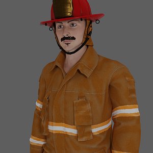 rigged fighter 3D