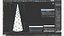 Festive Cone Christmas Tree With Multicolor Ornaments