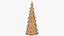 Festive Cone Christmas Tree With Multicolor Ornaments