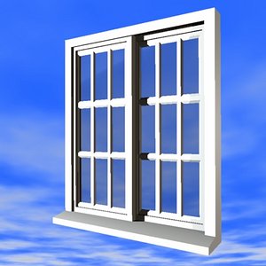 3d model exterior window