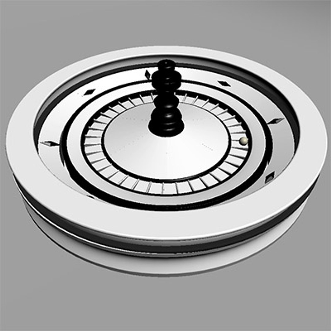 Roulette Wheel Realistic 3d 3ds