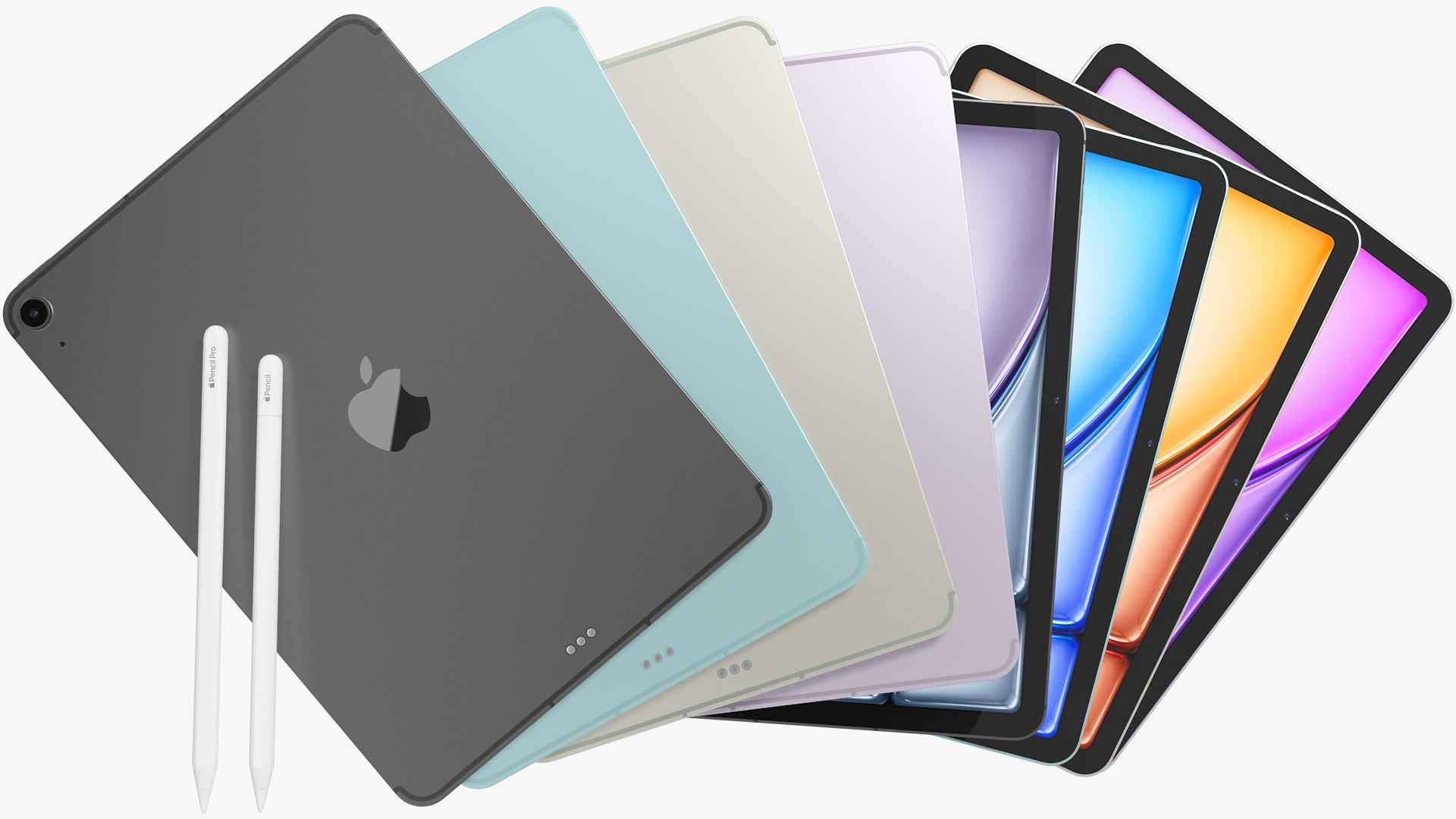 Apple iPad Air 11 2026 WiFi and Cellular with Pencils All Colors model https://p.turbosquid.com/ts-thumb/WQ/R62Ayk/cl/all/jpg/1773646053/1920x1080/fit_q87/e21cbaf4db6485a6bbce587bd2b65d5515a65119/all.jpg